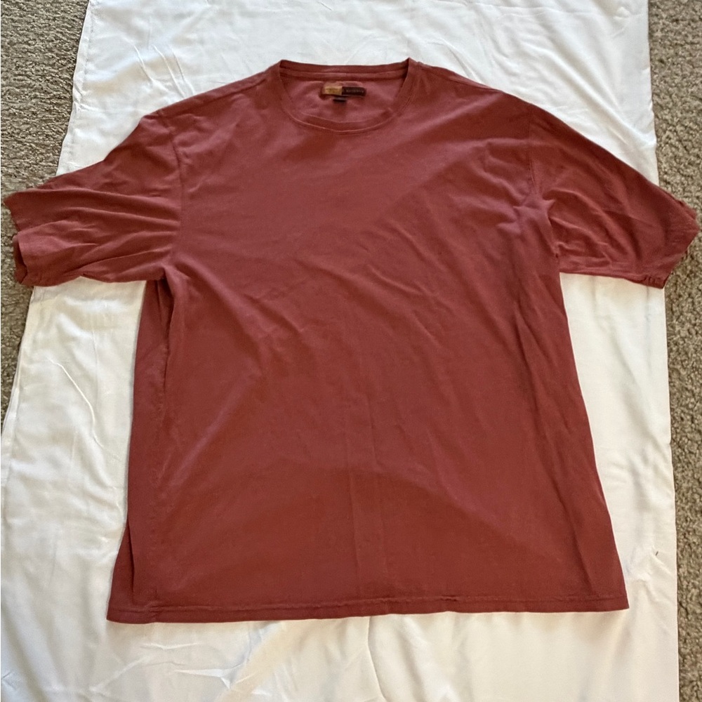 Men's The Territory Ahead Casual Crew Neck T‑Shirt in Rust